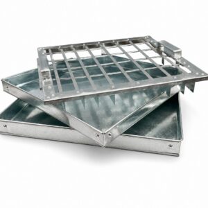 Rusk Pan & Cutter Set 35 x 35 cm – 2 Pans + 50-Cavity Cutter